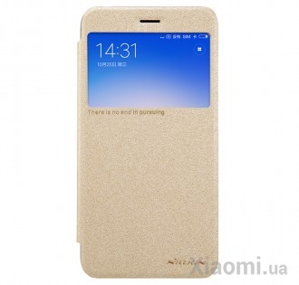 Чехол книжка Xiaomi Nillkin Sparkle Leather Case SP-LC REDMI 5A Gold