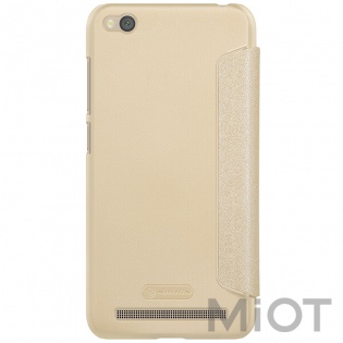 Чохол книжка Xiaomi Nillkin Sparkle Leather Case SP-LC REDMI 5A Gold