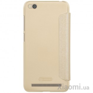 Чехол книжка Xiaomi Nillkin Sparkle Leather Case SP-LC REDMI 5A Gold
