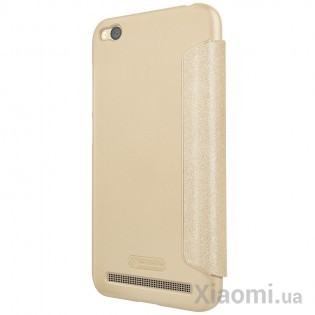 Чехол книжка Xiaomi Nillkin Sparkle Leather Case SP-LC REDMI 5A Gold
