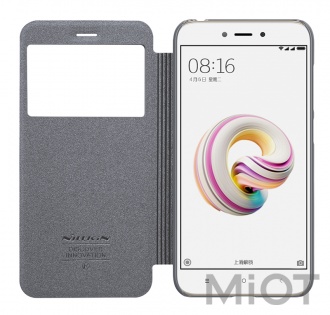 Чохол книжка Xiaomi Nillkin Sparkle Leather Case SP-LC REDMI 5A Gray