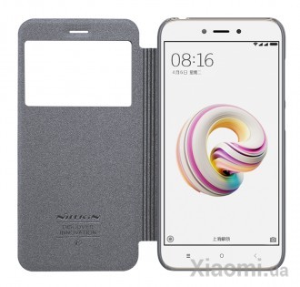 Чехол книжка Xiaomi Nillkin Sparkle Leather Case SP-LC REDMI 5A Gray