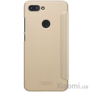 Чехол книжка Xiaomi Nillkin Sparkle Leather Mi8 Lite Gold