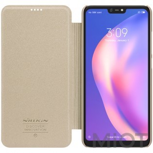 Nillkin Sparkle Leather Xiaomi Mi8 Lite Gold