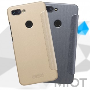 Nillkin Sparkle Leather Xiaomi Mi8 Lite Gold
