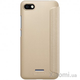 Чехол книжка Xiaomi Nillkin Sparkle Leather Redmi 6A Gold