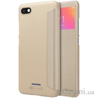Чехол книжка Xiaomi Nillkin Sparkle Leather Redmi 6A Gold