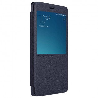 Чехол книжка Nillkin Sparkle Leather SP-LC HM-NOTE 4 для смартфонов Xiaomi Redmi Note 4 Black