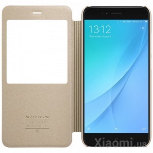 Чехол книжка Nillkin Sparkle Leather XIAOMI Mi 5X/A1 SP-LC XM-5X Gold