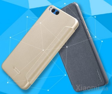 Чехол книжка Nillkin Sparkle Leather XIAOMI Mi Note 3 SP-LC XM-NOTE 3 Gold