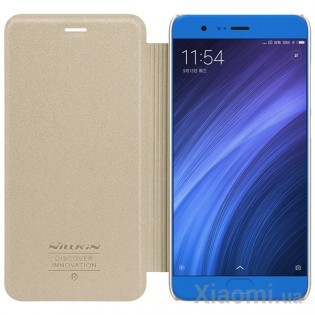 Чехол книжка Nillkin Sparkle Leather XIAOMI Mi Note 3 SP-LC XM-NOTE 3 Gold
