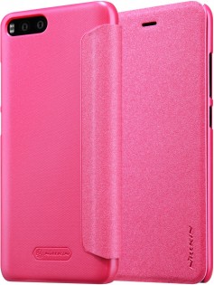 Чехол книжка Nillkin Sparkle Leather SP-LC XM для смартфонов Xiaomi Mi 6 Red