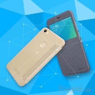 Чехол книжка Nillkin Sparkle Leather XIAOMI RedMi Note 5A Prime Gray