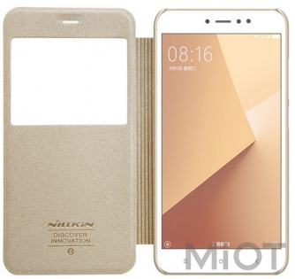 Чохол книжка Nillkin Sparkle Leather XIAOMI RedMi Note 5A SP-LC HM-NOTE 5A Gold 