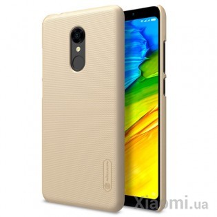 Чехол бампер Nillkin Xiaomi Redmi 5 Super Frosted Shield Gold