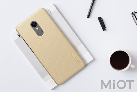 Чохол бампер Nillkin Xiaomi Redmi 5 Plus Super Frosted Shield Gold