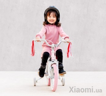 Велосипед Xiaomi Ninebot Kids Bike Pink-White 14" для девочек 4-6 лет (N1KB14)