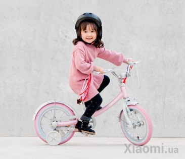 Велосипед Xiaomi Ninebot Kids Bike Pink-White 14" для девочек 4-6 лет (N1KB14)
