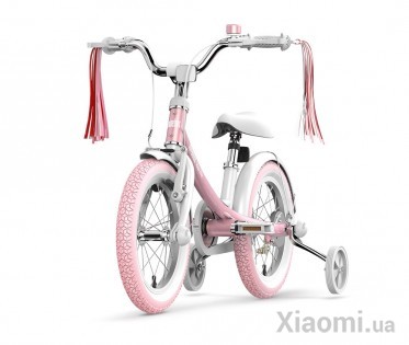 Велосипед Xiaomi Ninebot Kids Bike Pink-White 14" для девочек 4-6 лет (N1KB14)