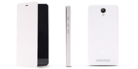 Чехол книжка для смартфонов Xiaomi Redmi Note 2 White