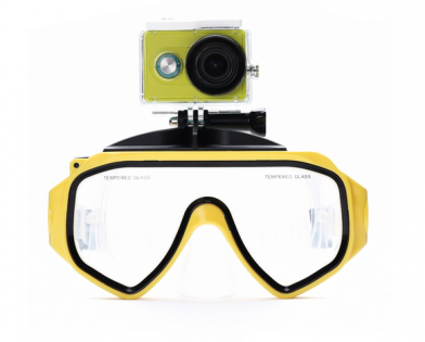Маска для дайвинга Xiaomi Yi camera Yellow