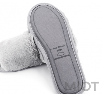 Тапочки плюшові кімнатні Xiaomi One cloud Grey 39-40 size QC20170021