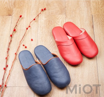 Тапочки кімнатні шкіряні Xiaomi One cloud Blue 41-42 size