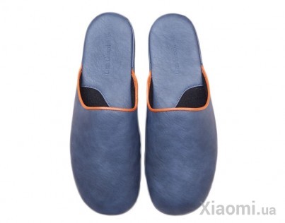 Тапочки комнатные кожаные Xiaomi One cloud Blue 41-42 size
