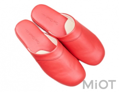 Тапочки кімнатні шкіряні Xiaomi One cloud Red 39-40 size