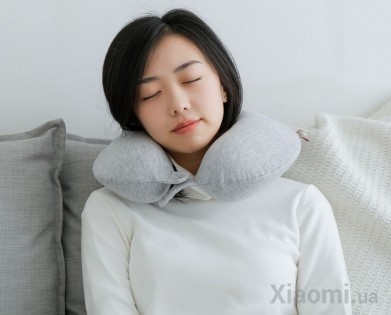 Ортопедическая подушка подголовник Xiaomi 8H Neck pillow Us Grey