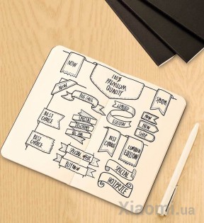 Блокнот Xiaomi Pinlo Portable Notepad Black 105*183mm 3pcs