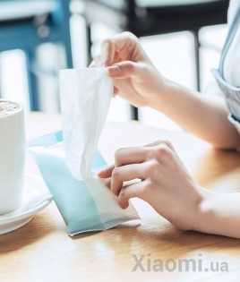 Салфетки влажные Xiaomi Pomelo hand wipes 10 psc