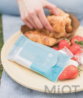 Салфетки влажные Xiaomi Pomelo hand wipes 10 psc