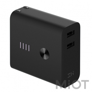 Універсальна батарея Xiaomi ZMi Powerbank 6500 mAh Black APB01
