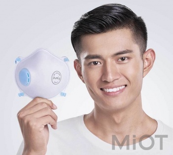 Маска для очищення повітря Xiaomi Purely Air Lock Masks 3шт (KQS-9501V)