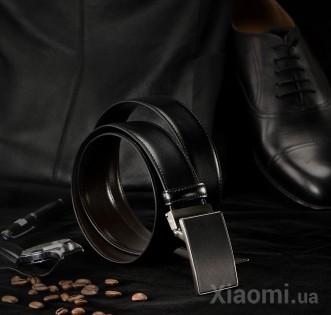 Мужские туфли Xiaomi QIMIAN Seven-sided Calfskin Monk Shoes Black 44