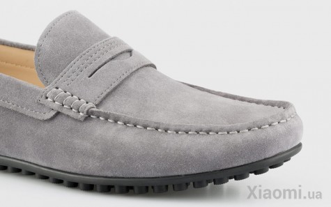 Мужские мокасины замшевые Xiaomi QIMIAN Suede leather beanie shoes Grey 42 size