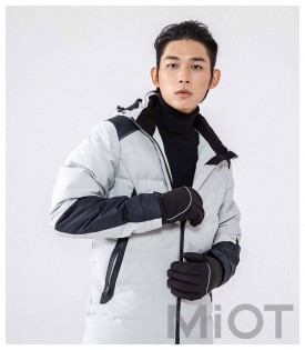 Рукавички Xiaomi QIMIAN Velvet warm touch screen gloves (Unisex) Black size XL ST702S