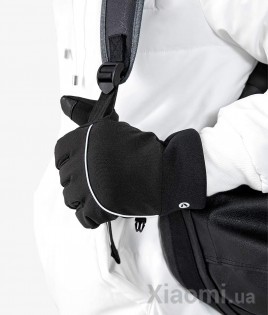 Перчатки Xiaomi QIMIAN Velvet warm touch screen gloves (Unisex) Black size XL ST702S
