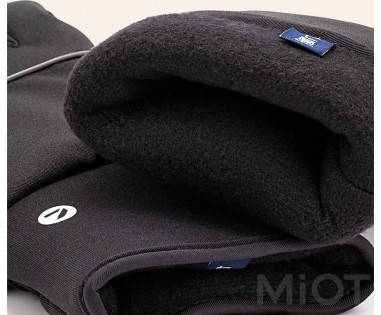 Рукавички Xiaomi QIMIAN Velvet warm touch screen gloves (Unisex) Black size XL ST702S