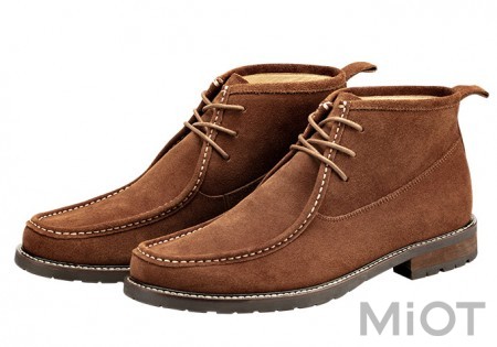 Черевики замшеві Xiaomi QIMIAN suede leather ankle boots for men Brown 43