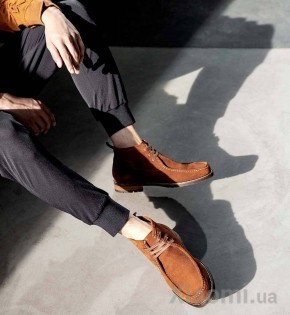 Ботинки замшевые Xiaomi QIMIAN suede leather ankle boots for men Brown 43