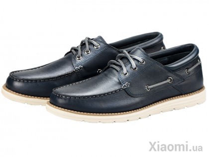 Мокасины топ-сайдеры Xiaomi QIMIAN suede leather sailing shoes Blue 43