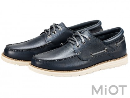 Мокасини топ-сайдери Xiaomi QIMIAN suede leather sailing shoes Blue 43
