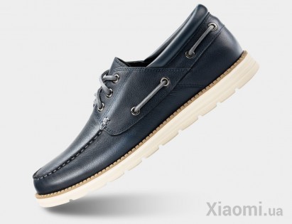 Мокасины топ-сайдеры Xiaomi QIMIAN suede leather sailing shoes Blue 43
