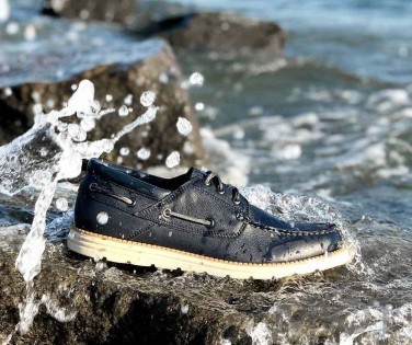 Мокасини топ-сайдери Xiaomi QIMIAN suede leather sailing shoes Blue 43