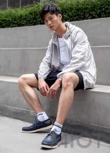 Мокасини топ-сайдери Xiaomi QIMIAN suede leather sailing shoes Blue 43