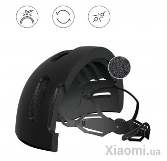 Защитный шлем Xiaomi QiCYCLE City Helmet Black 57-61 см