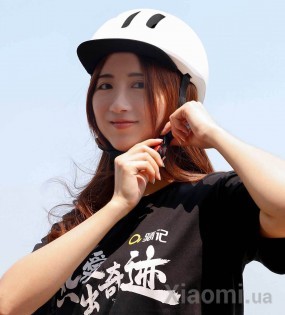 Защитный шлем Xiaomi QiCYCLE City Helmet White 57-61 см