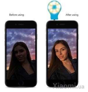 Вспышка для смартфонов RK-07 LED Flash Blue